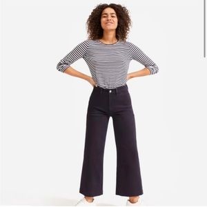 Everlane The Wide Leg Crop Pant Women’s Size 10 EUC k